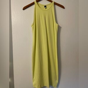 Old Navy dress, yellow, size L, never worn